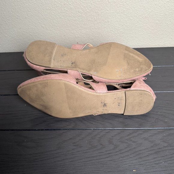 LC Lauren Conrad suede flats, Dusty Pink, Size 9 - Picture 7 of 7